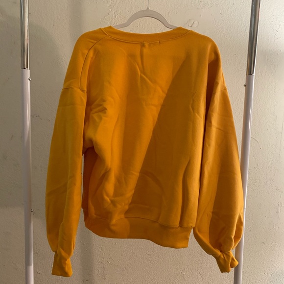 Moon City Drop Shoulder Yellow Cardigan 